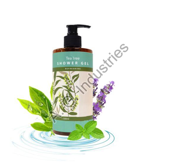 Green Tea Tree Shower Gel, for Parlor, Personal, Packaging Type : Plastic Box, Plastic Tube