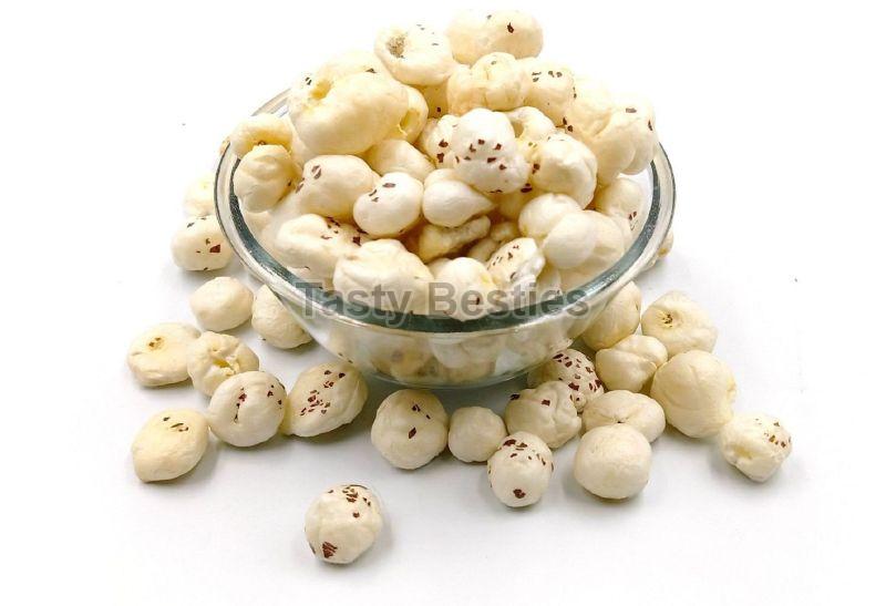 Creamy White Round Raw Makhana, for Human Consumption, Packaging Type : Plastic Packet