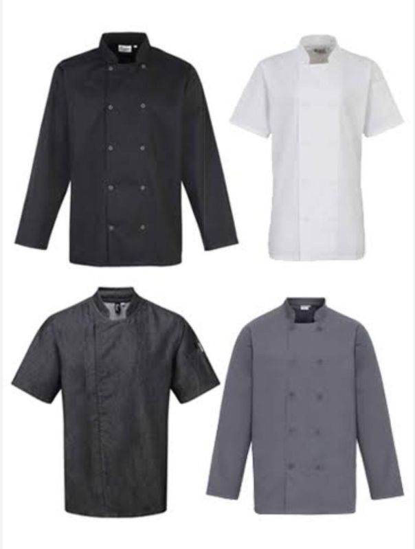 Plain Cotton Hotel Chef Coat, Size : All Sizes