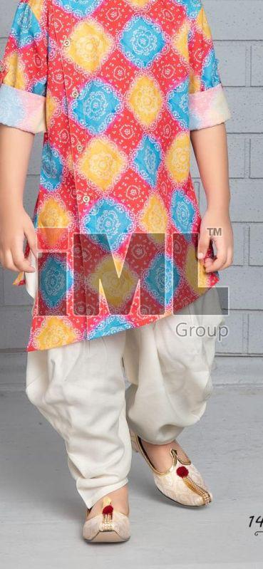 Printed Cotton Boys Multicolor Ethnic Wear, Feature : Anti-Wrinkle, Comfortable, Impeccable Finish