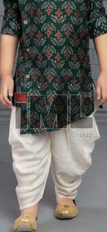 Printed Cotton Boys Trendy Ethnic Wear, Size : L, M