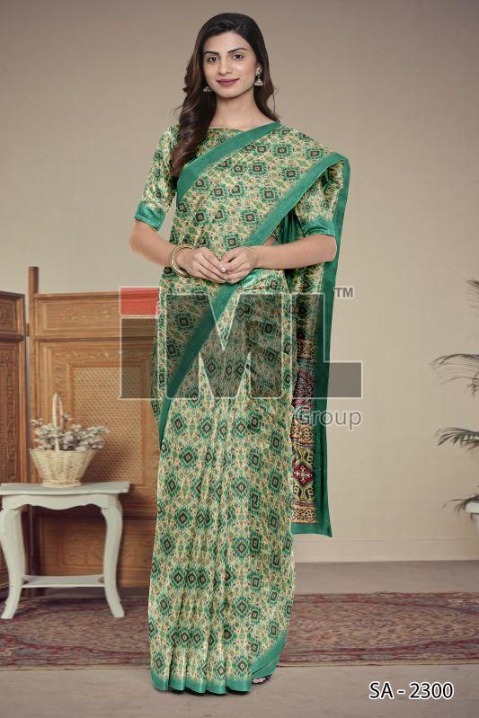 Ladies Green Designer Saree