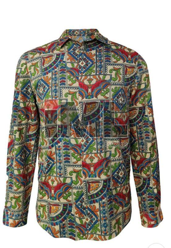 Mens Designer Full Sleeve Shirt