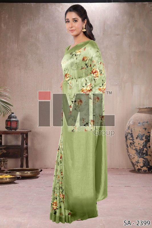 Ladies Green Fancy Saree