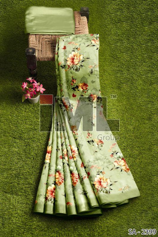 Ladies Green Fancy Saree