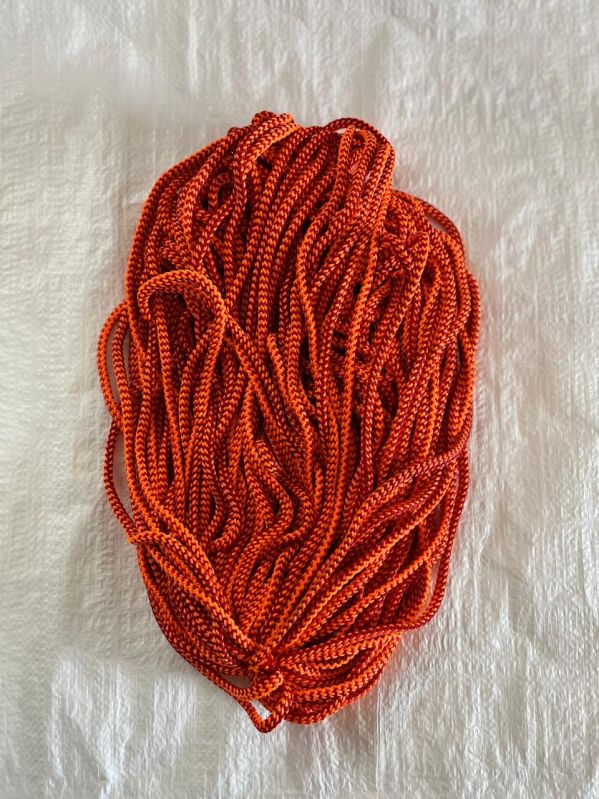 Polyester Rope - Orange, for Industrial, Technics : Machine Made