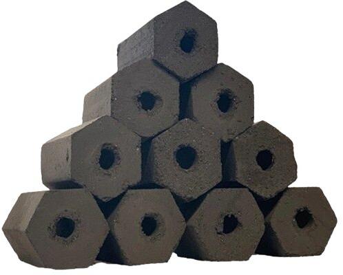 Thermal Drying Natural Coconut Shell Charcoal Briquettes, for Barbeque, cooking, grilling, Packaging Type : Bag