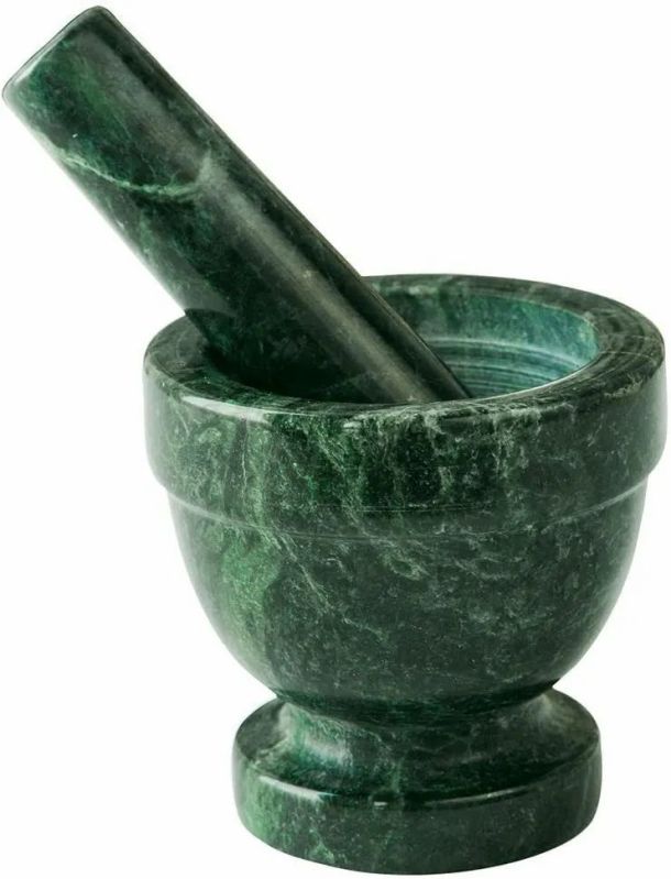 Marble Mortar, Color : Green