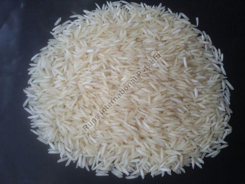 White Soft Organic 1121 Steam Basmati Rice, for Cooking, Packaging Type : PP Bags