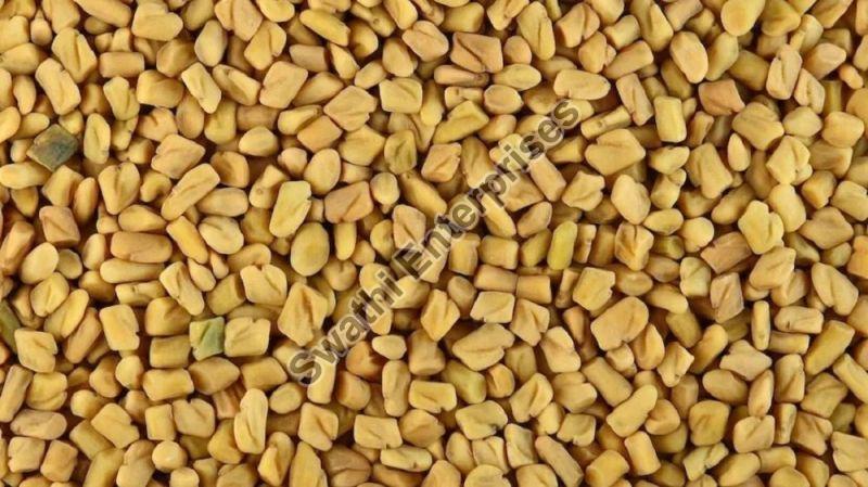 Yellow Natural Dried Fenugreek Seeds, for Cooking, Spices, Packaging Type : Bag