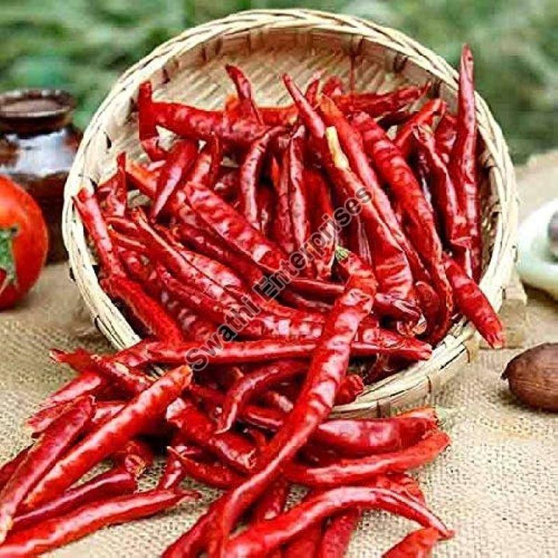 Teja Dry Whole Red Chilli, Packaging Type : Bag