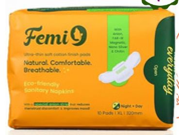 Femi 9 XL Sanitary Napkins, Style : Disposable