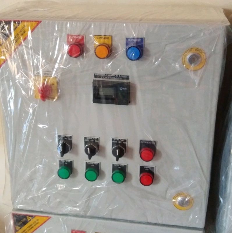 Three Phase 220V Electric Mild Steel HTP Control Panel, for Industrial, Display Type : Digital