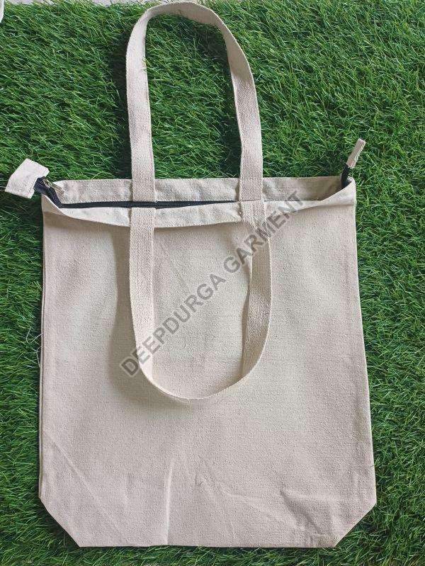 Plain Pure Canvas Chain Bags, Size : 18 x 14 x 31 Inch