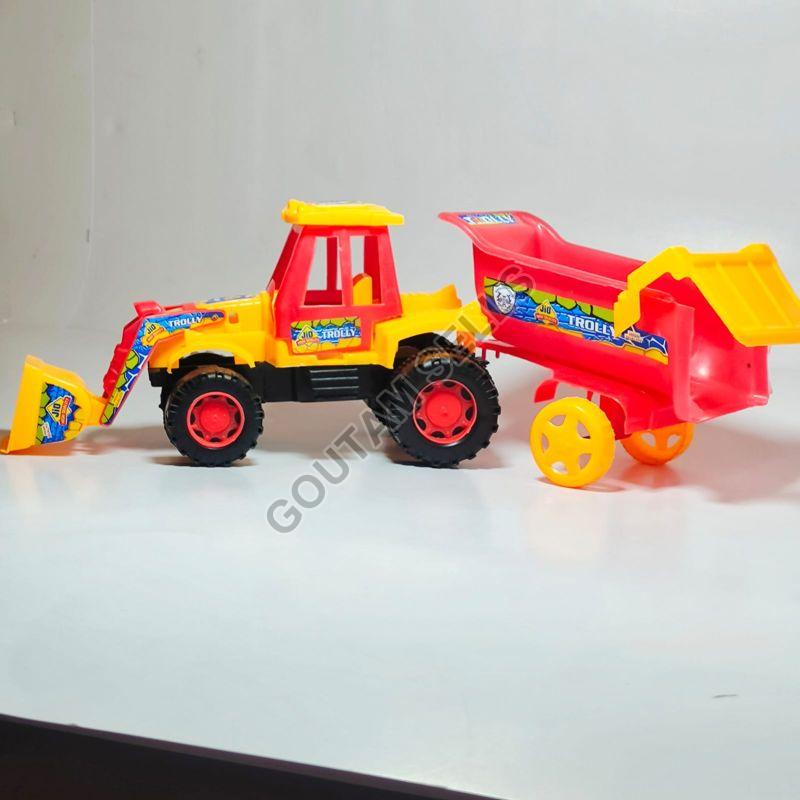 Multicolor Plastic Trolley Truck Kids Toy, for Baby Playing, Technics : Machine Made