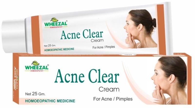 Wheezal Acne Clear Cream, Packaging Type : Plastic Tube
