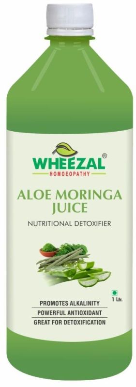 Wheezal Aloe Moringa Juice, Packaging Type : Plastic Bottle
