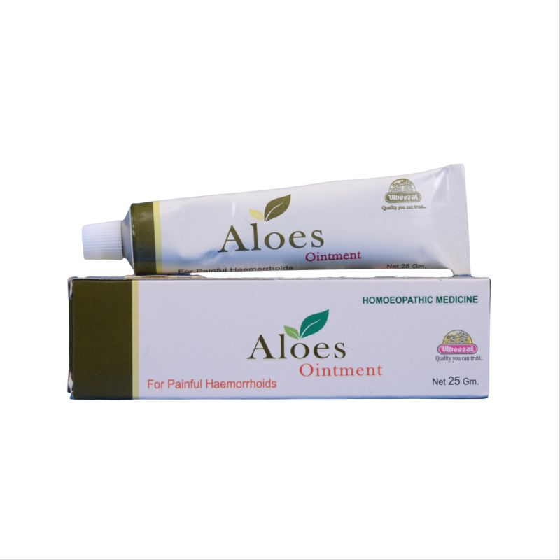 Wheezal Aloes Ointment, Packaging Type : Plastic Tube
