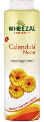 Wheezal Calendula Nectar Prickly Heat Powder, Packaging Type : Plastic Bottle