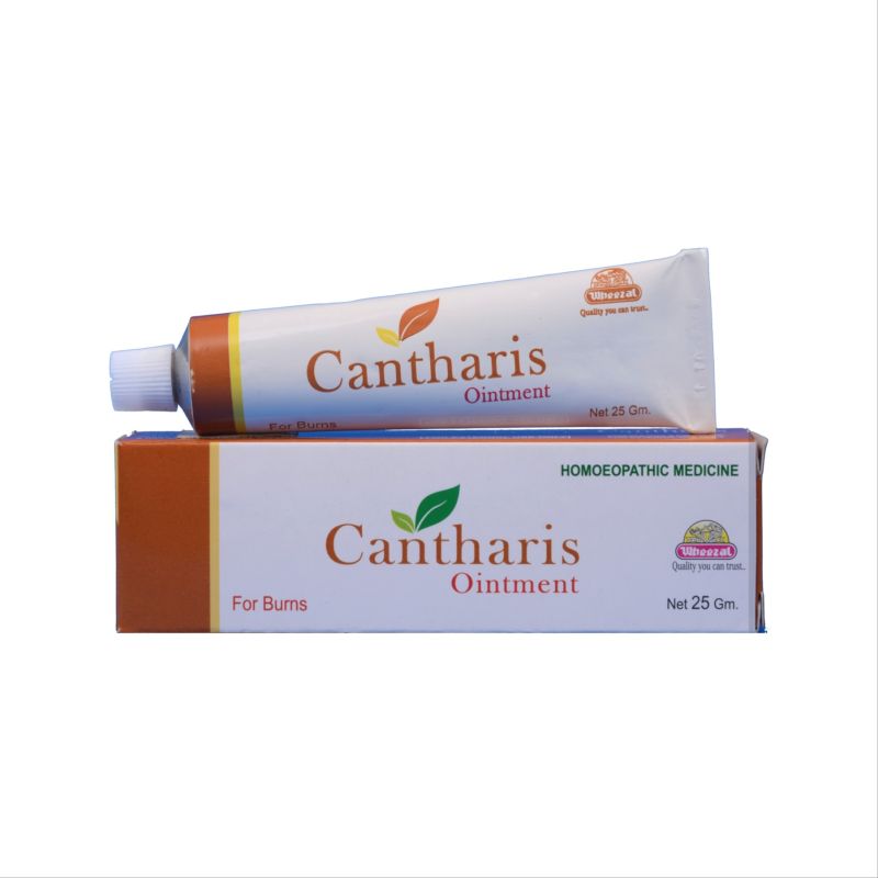 Wheezal Cantharis Ointment, Packaging Type : Plastic Tube