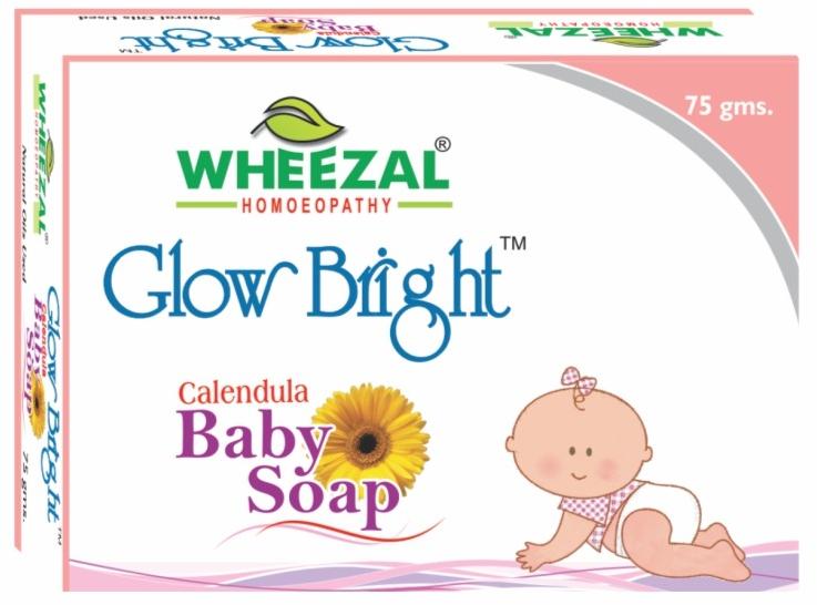 Wheezal Glow Bright Calendula Baby Soap