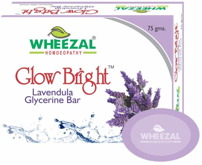 Wheezal Glow Bright Lavendula Glycerine Soap, Packaging Size : 75 Gm