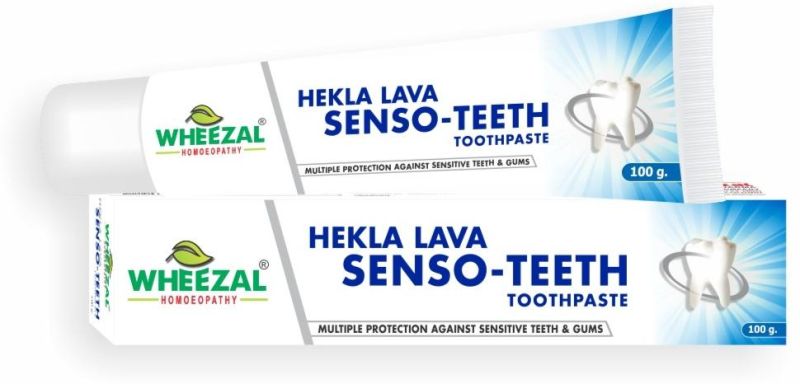 Wheezal Hekla Lava Sanso-Teeth Toothpaste, Packaging Type : Plastic Tube