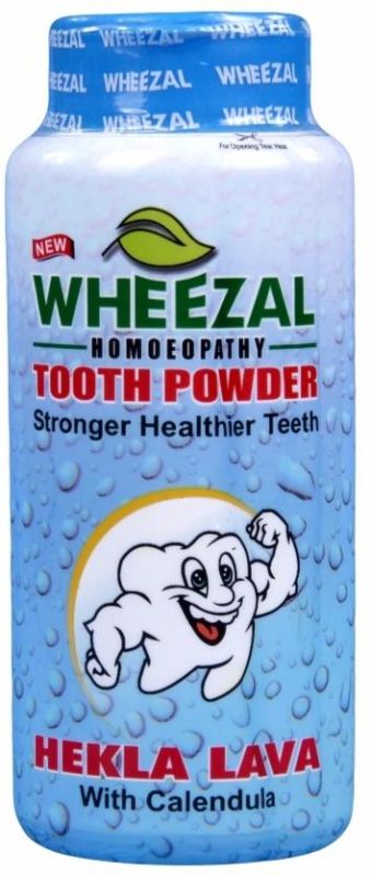 Wheezal Hekla Lava Tooth Powder, Packaging Size : 50gm