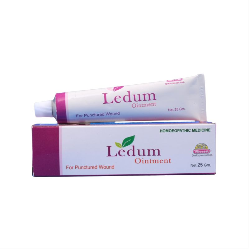 Wheezal Ledum Ointment, Packaging Type : Plastic Tube