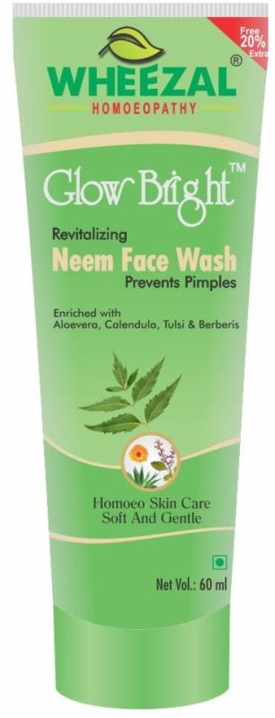 Wheezal Neem Face Wash, Packaging Type : Plastic Tube