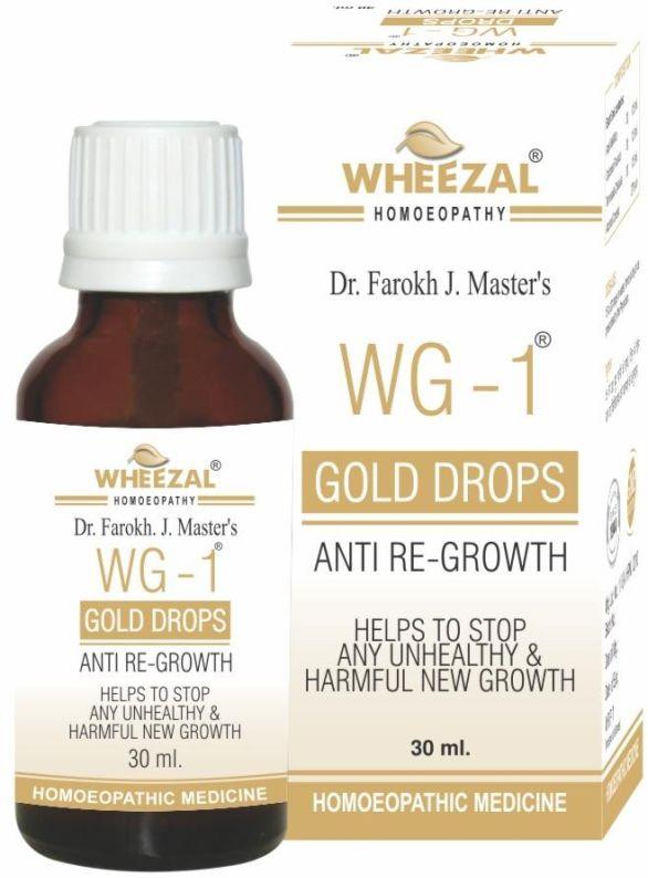 Wheezal WG-1 Gold Drops, Packaging Size : 30 Ml