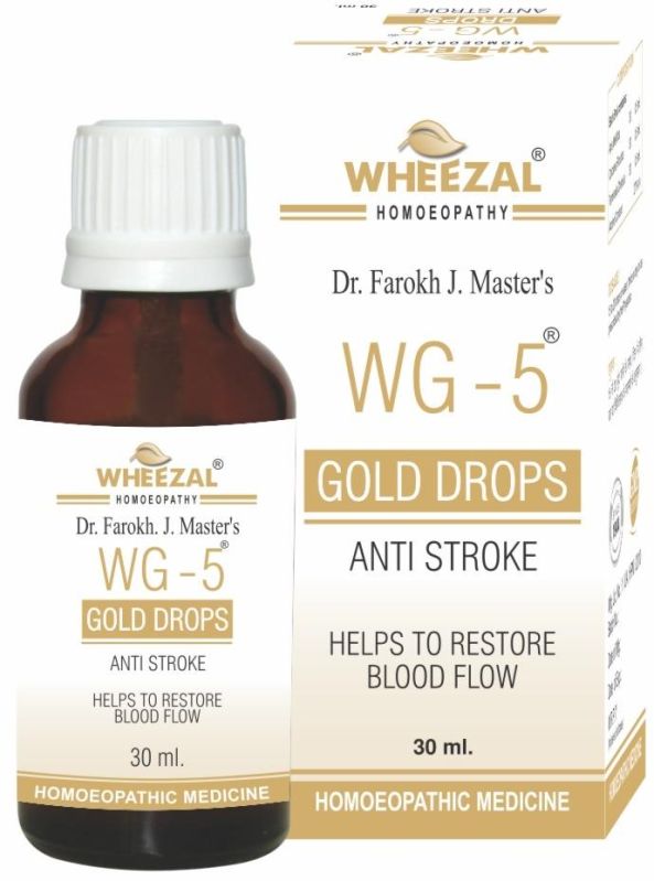 Wheezal WG-5 Gold Drops, Packaging Size : 30 Ml