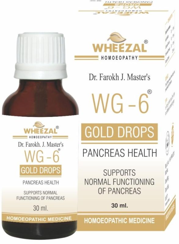 Wheezal WG-6 Gold Drops, Packaging Size : 30 Ml