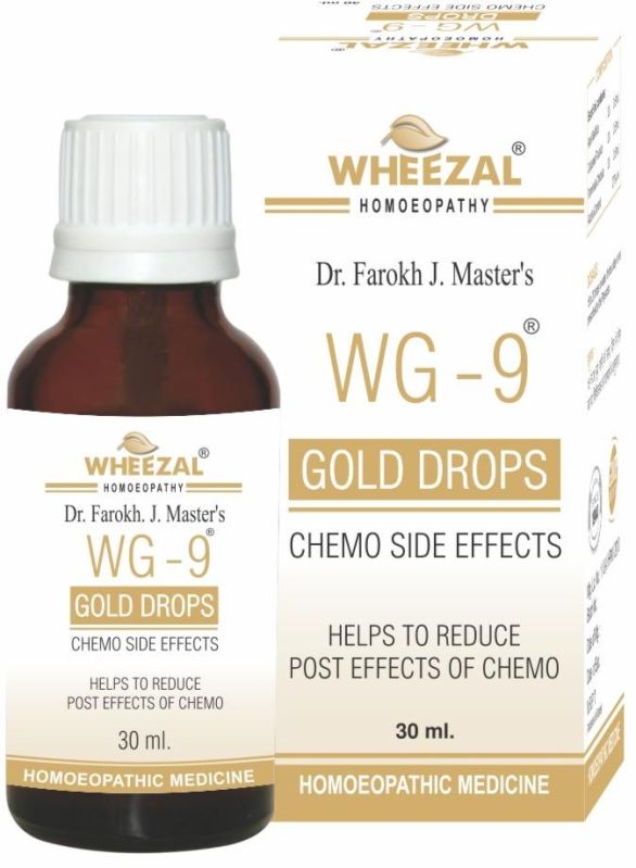 Wheezal WG-9 Gold Drops, Packaging Size : 30 Ml