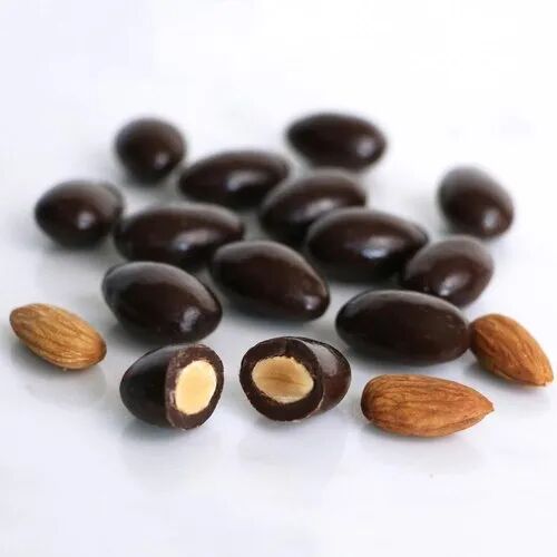 Dark Chocolate Coated Almonds, for Human Consumption, Packaging Size : 5kg