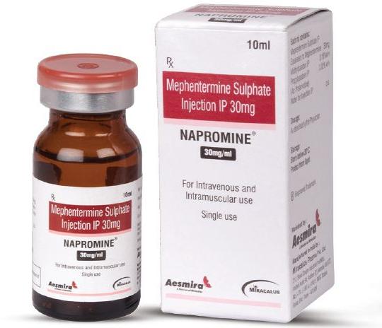 Aesmira Napromine 30mg Injection, Packaging Size : 10ml