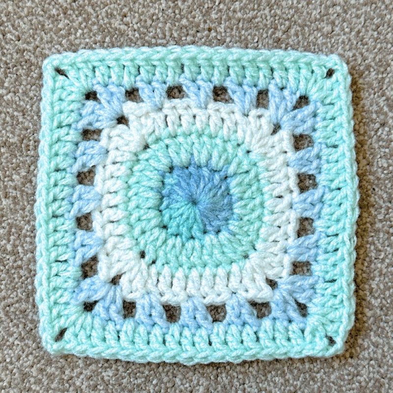 Multicolor Cotton Crochet Granny Square, Size : Standard