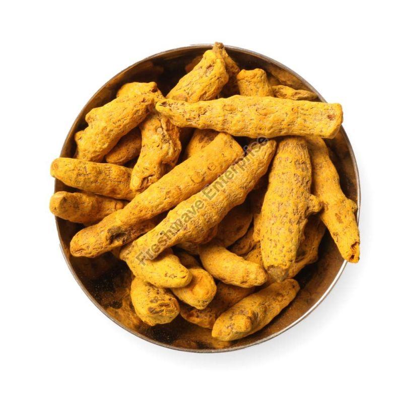 Yellow Turmeric Finger, for Cooking, Spices, Packaging Size : 5-10 Kg