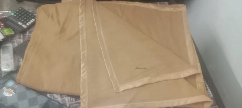 Plain Military Woolen Blanket, Size : Standard