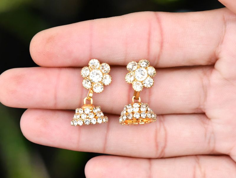 Gold Plated Alloy Earring, Style : Common