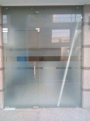 Polish Toughened Glass Door Work