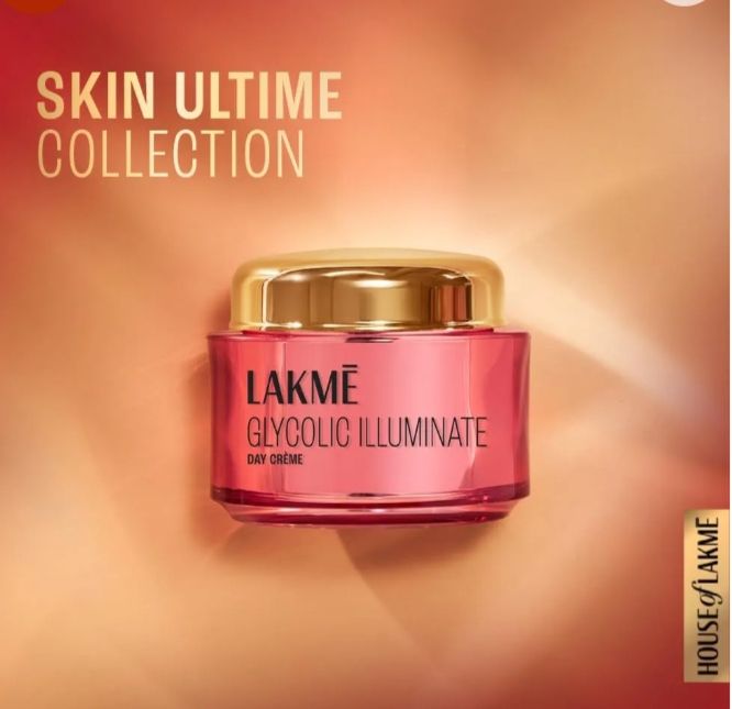 Lakme Glycolic Illuminate Day Cream With Glycolic Acid For Radiant &AMP;AMP; Even Tone Skin, 50g