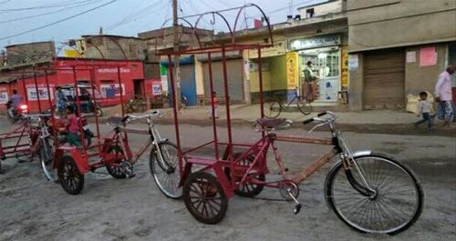 300 Kg Red Ice Cream Tricycle, Feature : Durable, Fine Finished, Hard Structure, Corrosion Resistance