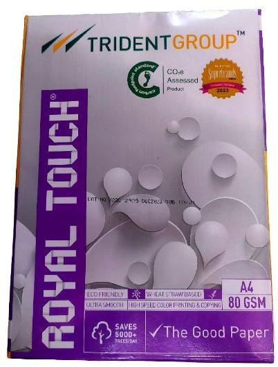 Trident Royal Touch 80 Gsm A4 Size Copier Paper 500 Sheets White (pack ...