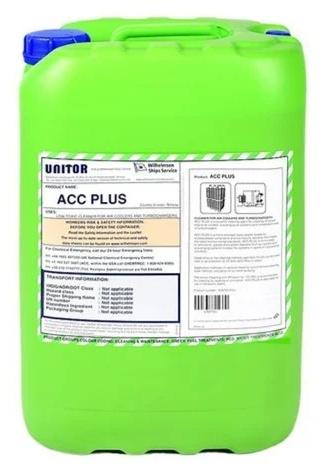 Pale yellow unitor acc plus cleaning chemical