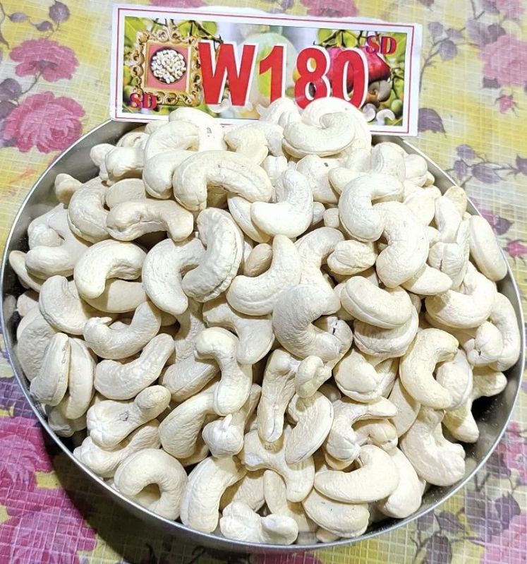 White Plain W180 Cashew Nut, Form : Packed