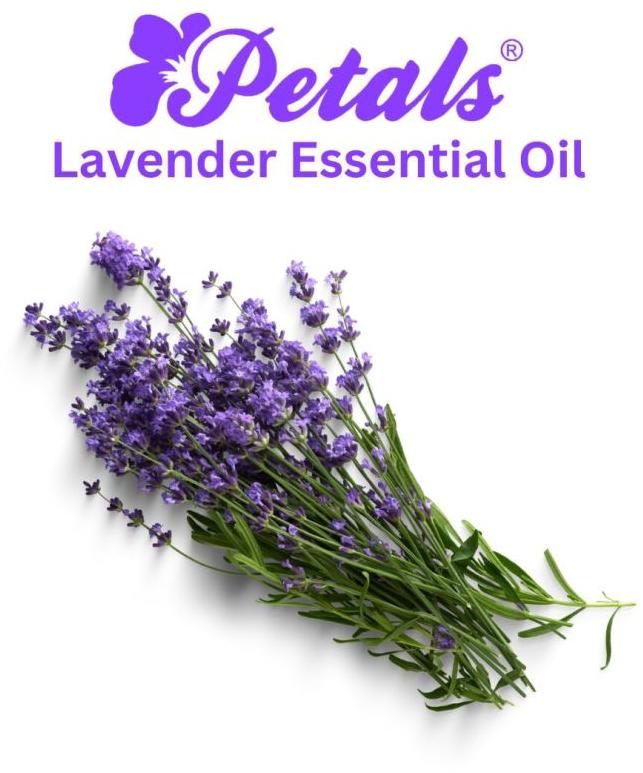 Petals Ayurveda Lavender Essential Oil, for Personal Care, Medicine Use, Packaging Type : Bottle