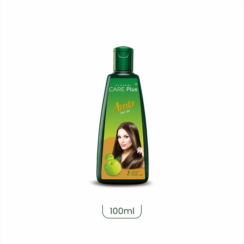 Green 100 Ml Amla Hair Oil Bottle, Packaging Size : 100ml