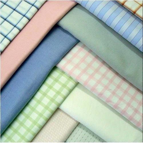 Plain Polyester Uniform Shirting Fabric, For Garments, Specialities : Shrink-resistant