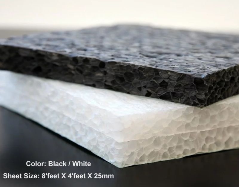 Black APAGAR 0-20kg Acoustic Siopi Foam 25mm, for Sound Proofing, Size : 8 X 4 Feet